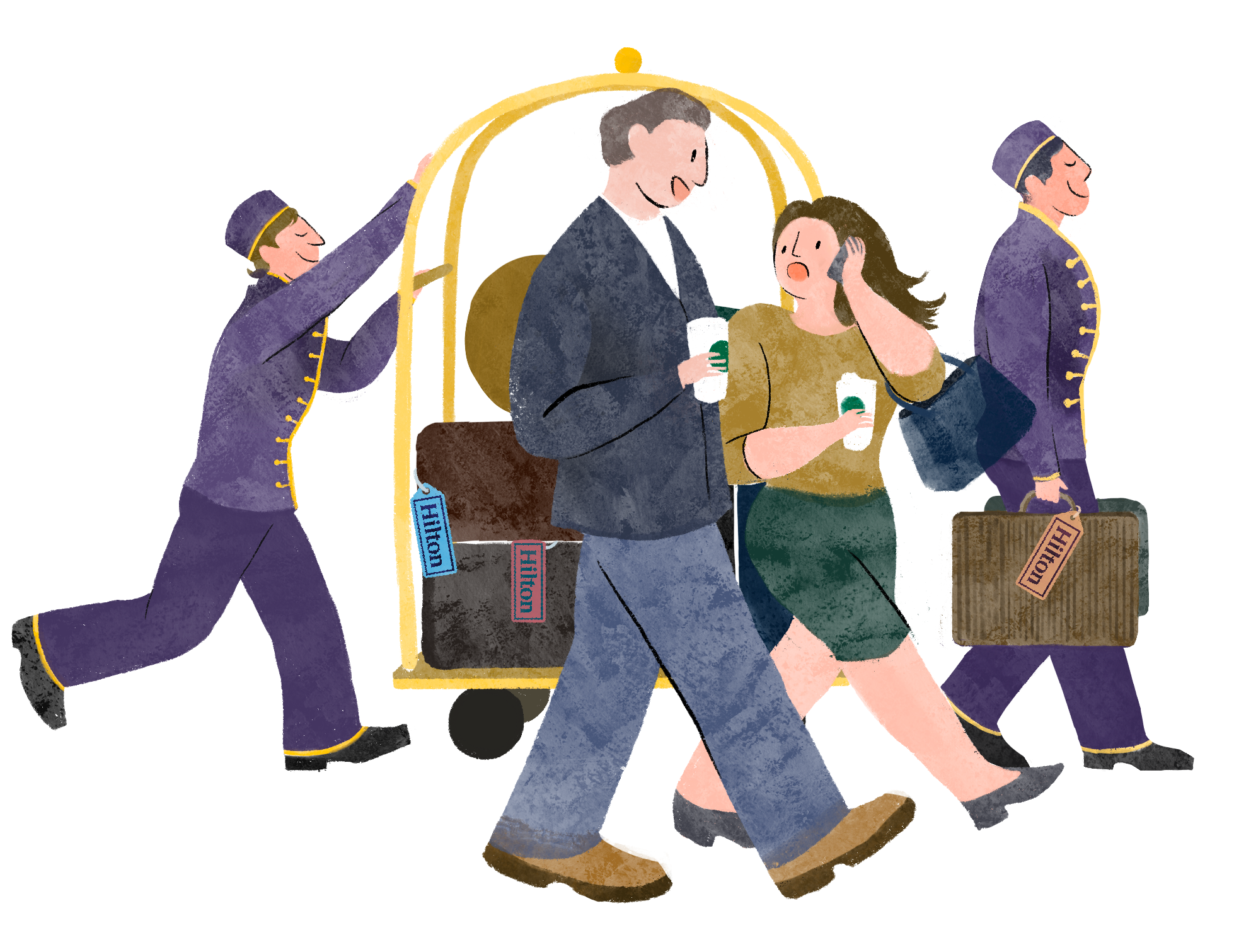 Starbucks Hilton collaboration